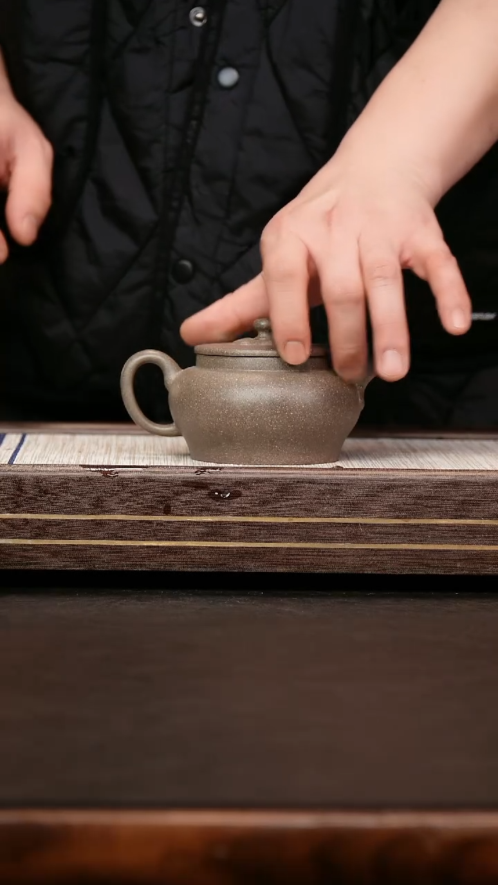 茶壶紫砂青灰 紫荆花宫灯