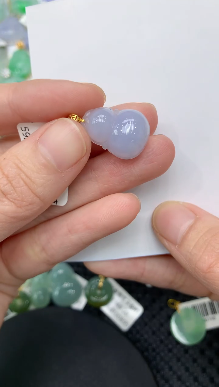 【闪购商品】翡翠颈饰18K金镶嵌11111111