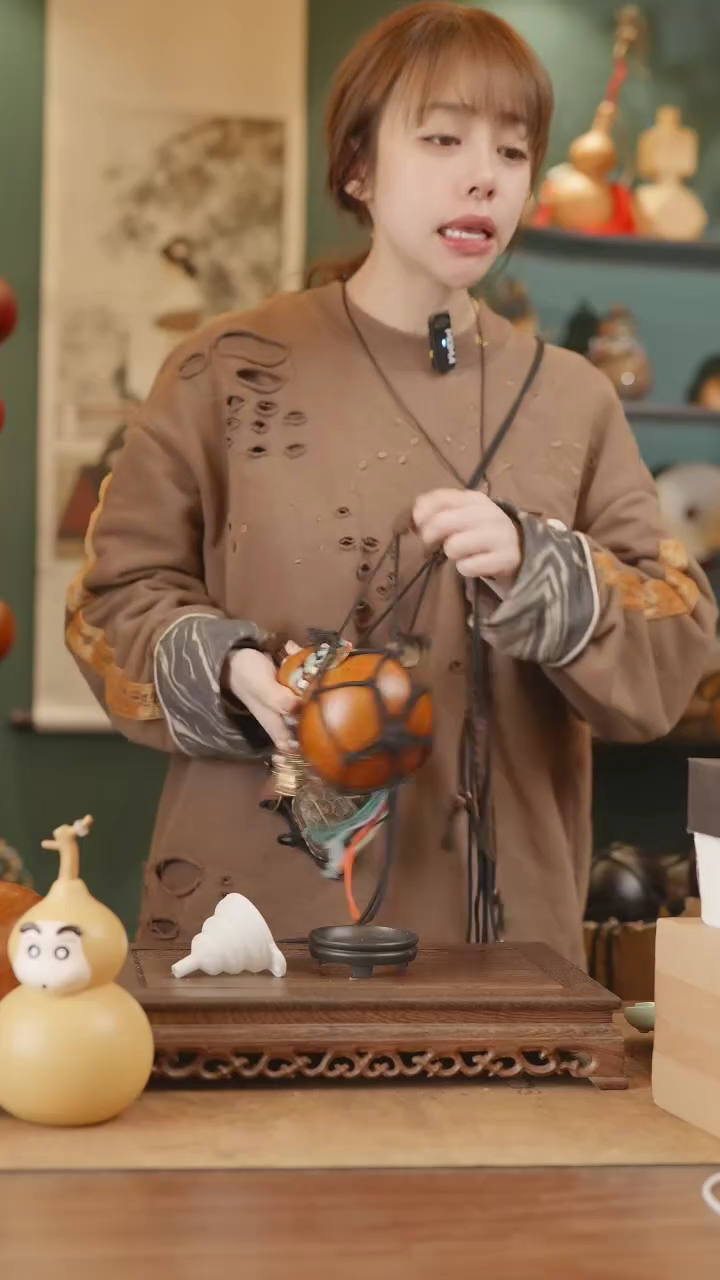 【闪购商品】77号精品天然大漆工艺防渗内胆酒葫芦~