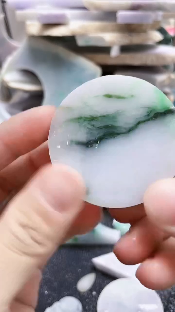 裸石翡翠天然A货翡翠板料