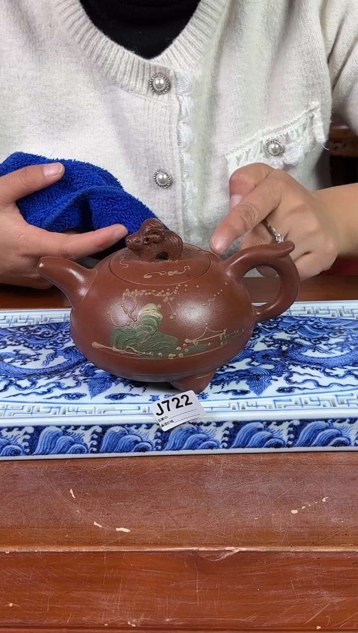 【闪购商品】摆件景德镇陶瓷仿古摆件J722