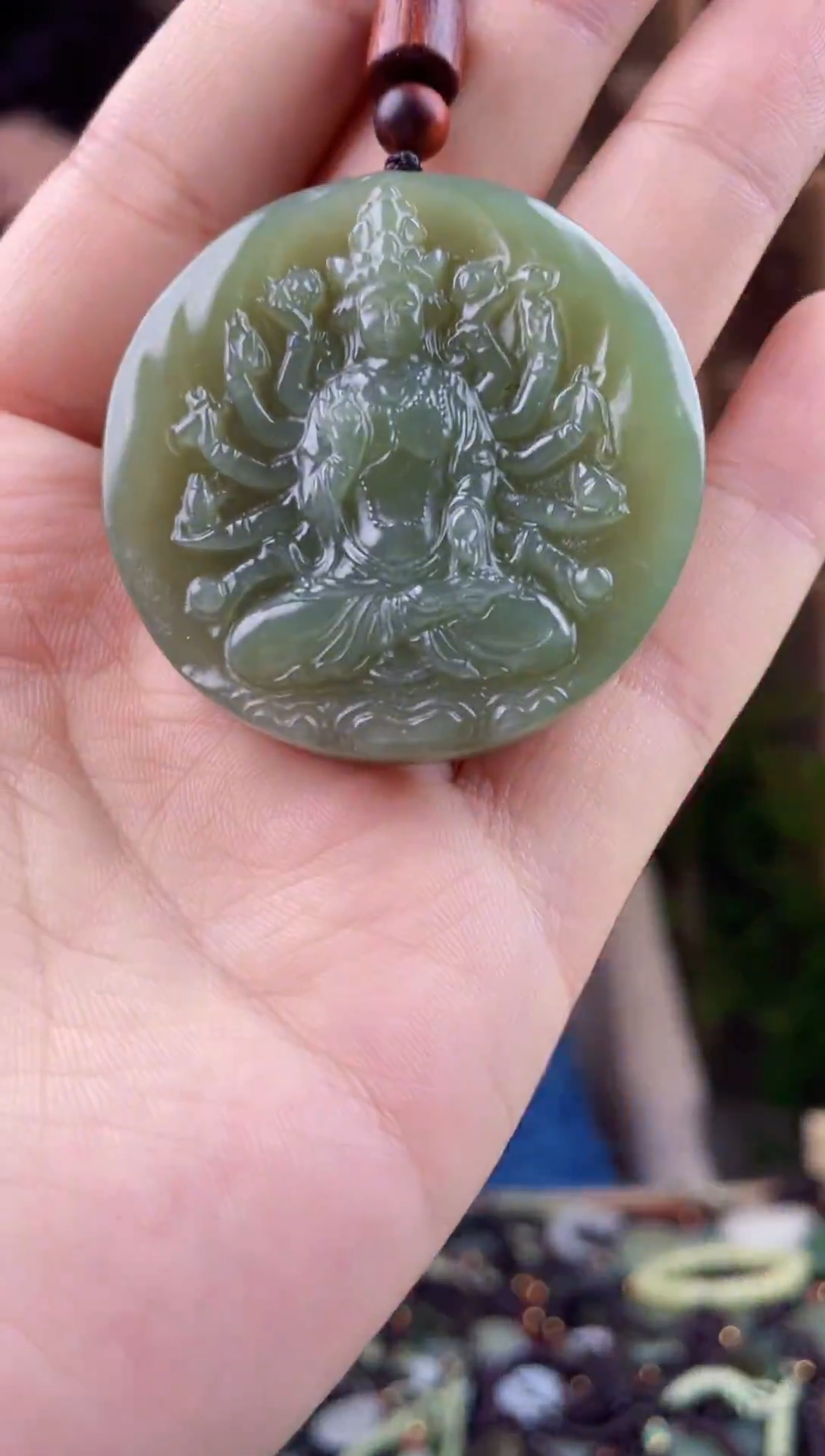 颈饰未镶嵌和田玉拍一发一，多样性发货