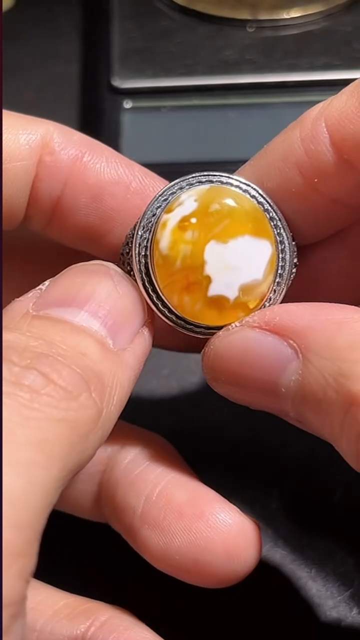 未镶嵌蜜蜡戒指pz1201-43