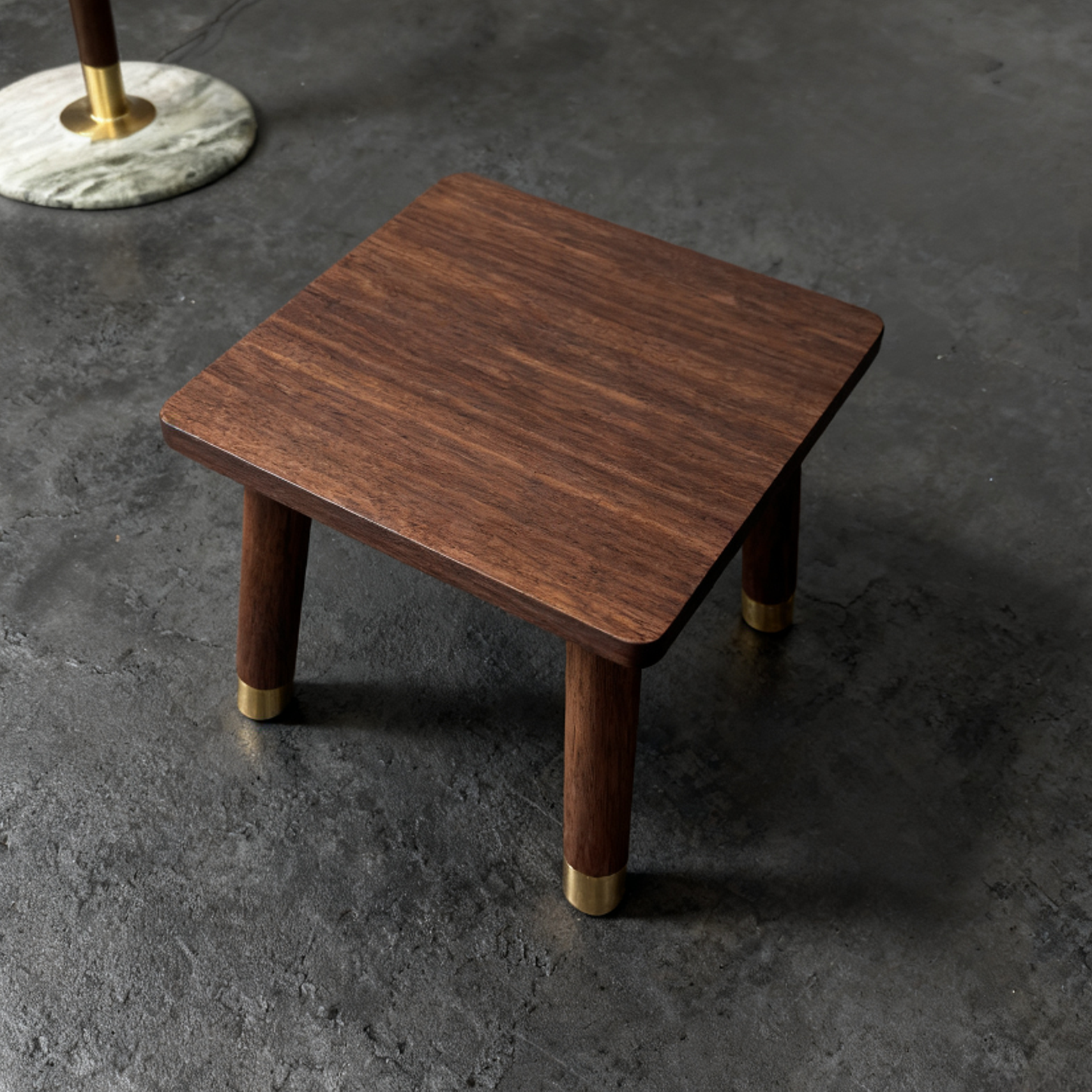 【圣格】木板凳客厅原木色小凳胡桃色家用凳鞋凳简约沙发凳鞋凳