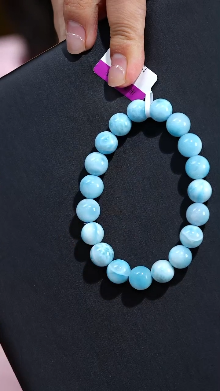 针钠钙石（海纹石）未镶嵌颈饰S53709多样性发一海纹石10mm