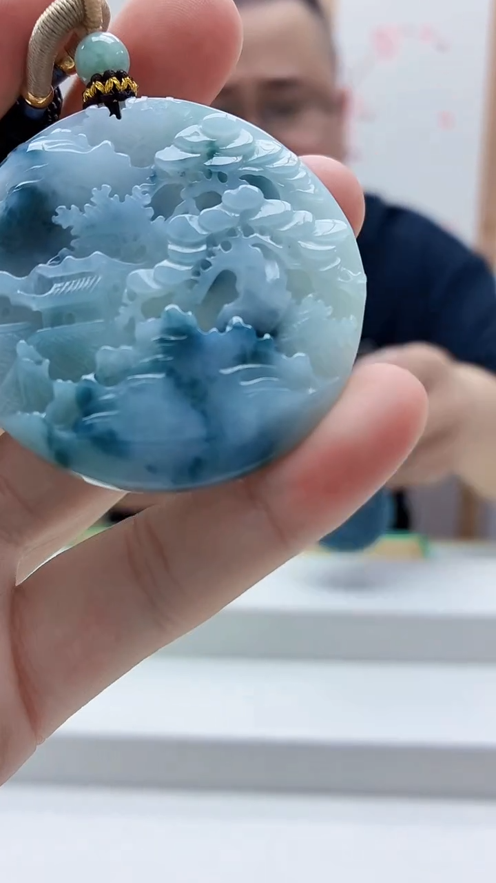 未镶嵌定制翡翠5167bb-毛货挂件18