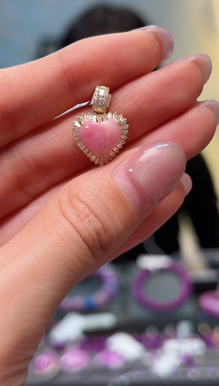 【闪购商品】苏纪石（舒俱来）吊坠(不含链)18K金镶嵌1