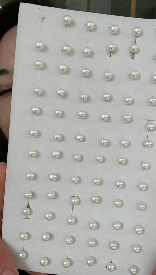 【闪购商品】淡水珍珠耳饰银S925镶嵌耳钉4