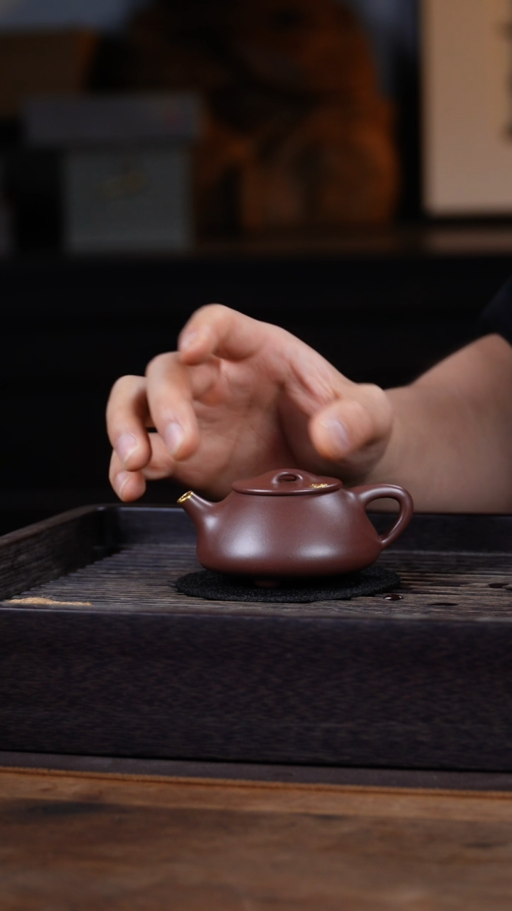 茶壶紫砂120cc 小满瓢 宋永刚
