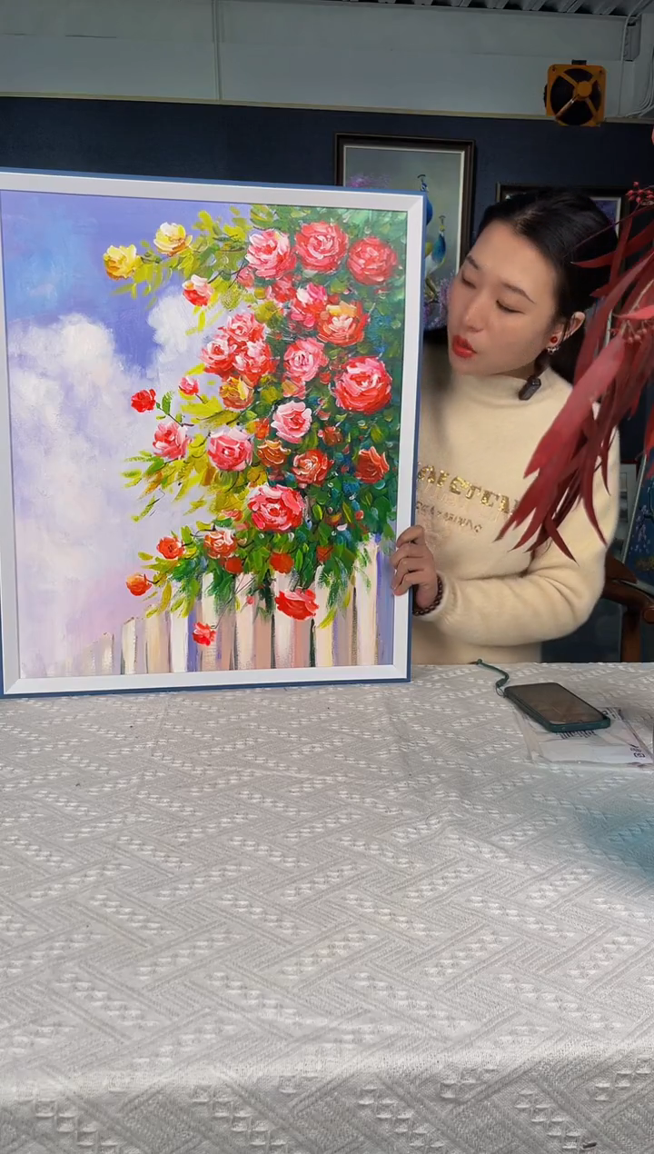 【闪购商品】油画43号 50*60 花卉-手绘油画