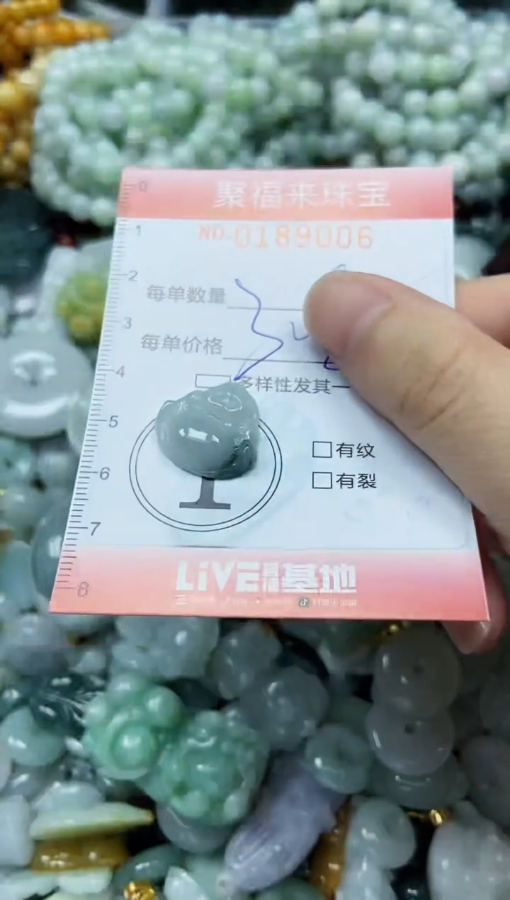 翡翠未镶嵌颈饰闪购189006