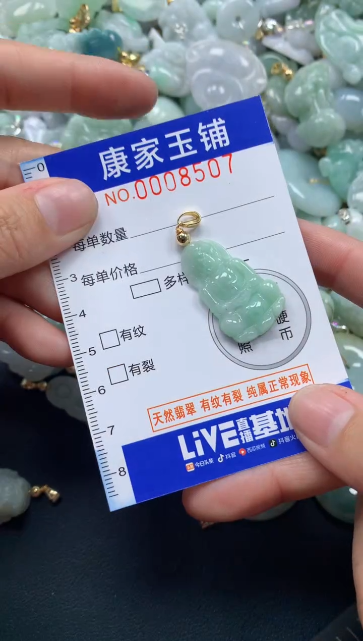 颈饰未镶嵌翡翠8507