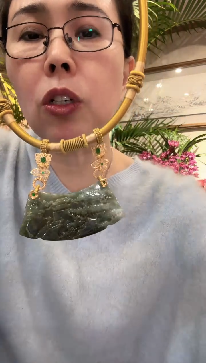 【闪购商品】翡翠颈饰未镶嵌国风