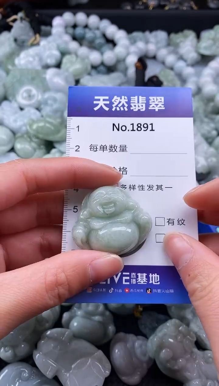 【闪购商品】翡翠颈饰未镶嵌缅甸A货翡翠1891