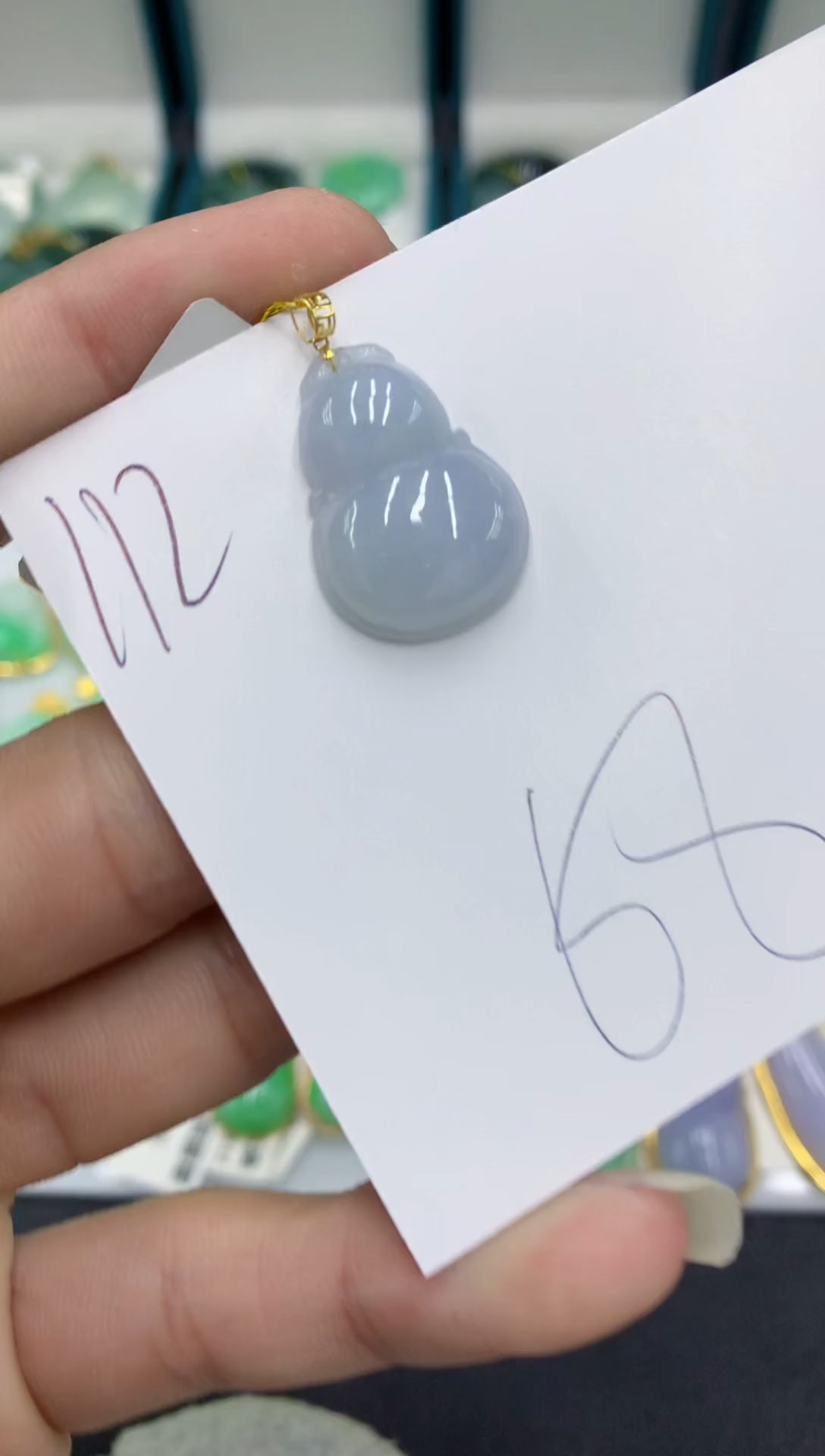 【闪购商品】翡翠颈饰18K金镶嵌翡翠