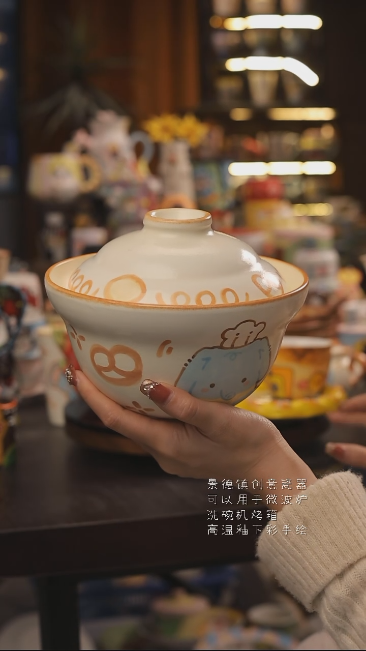 景德镇釉下彩绘设计师款式陶瓷