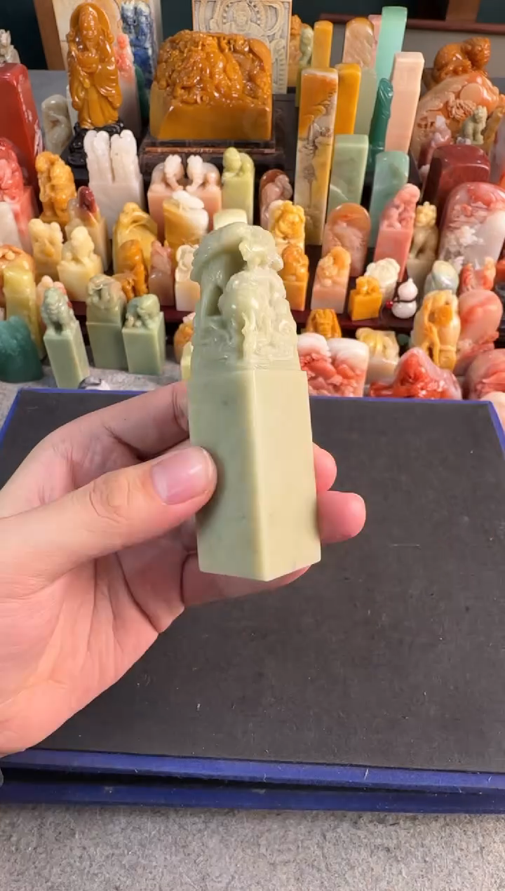 【闪购商品】青田石印石编号编号0498