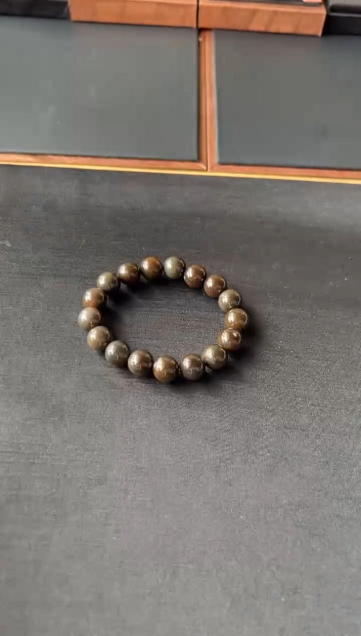 【闪购商品】和田玉手链未镶嵌若羌微色差卡12