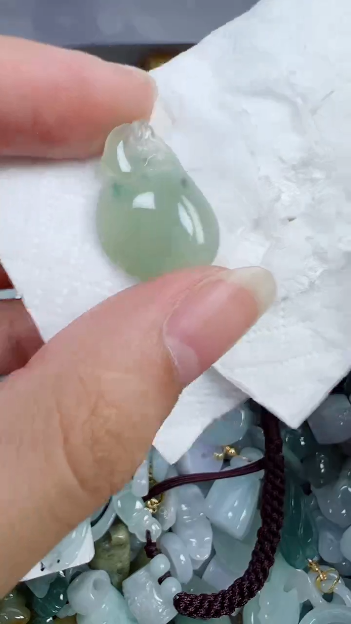 散珠翡翠71号链接，A货翡翠 