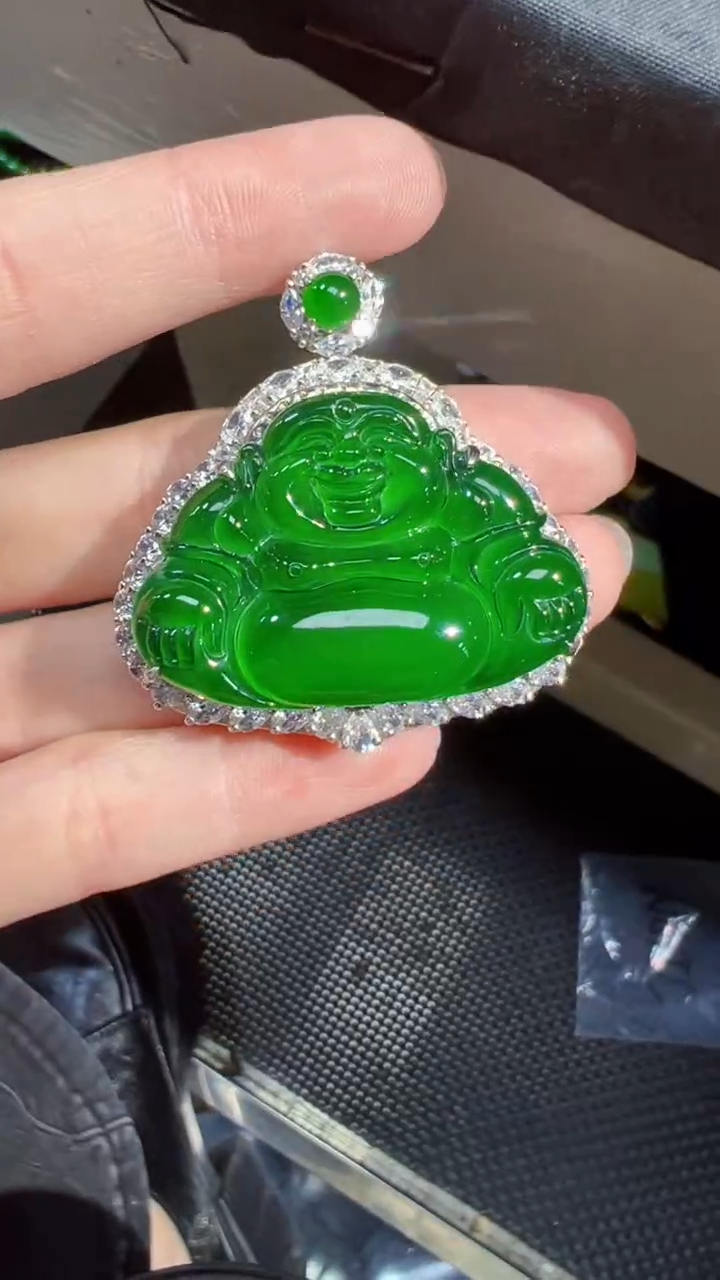 【闪购商品】定制翡翠未镶嵌佛公1