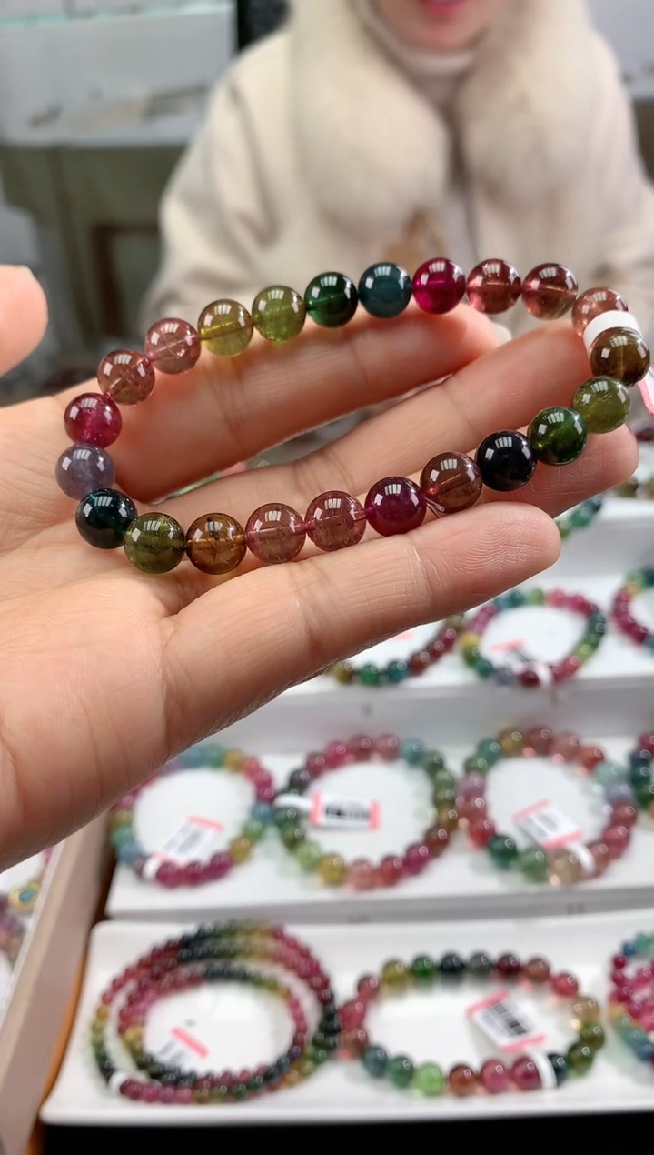 【闪购商品】碧玺手链未镶嵌多样性发一条