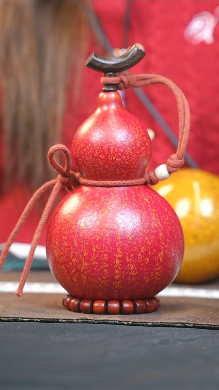 【闪购商品】WP342大漆酒葫芦不包手串及旋转底座