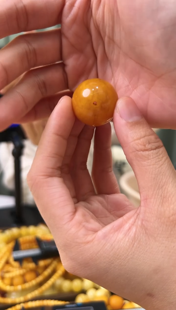 【闪购商品】琥珀手串未镶嵌蜜蜡瑕疵珠子