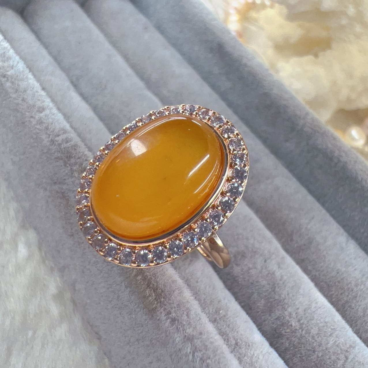 【包邮】天然琥珀项链女士挂件时尚款长链KAHRIWA uzuk琥珀12