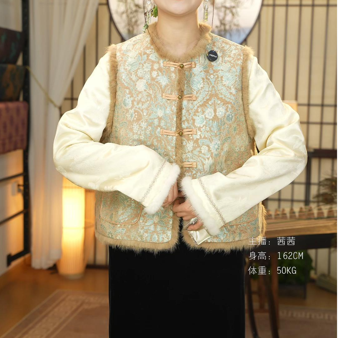 白鹿屿·满分真丝棉麻马甲