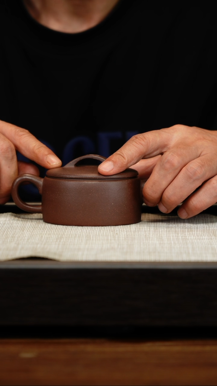 茶壶紫砂四号井底潮青汉瓦
