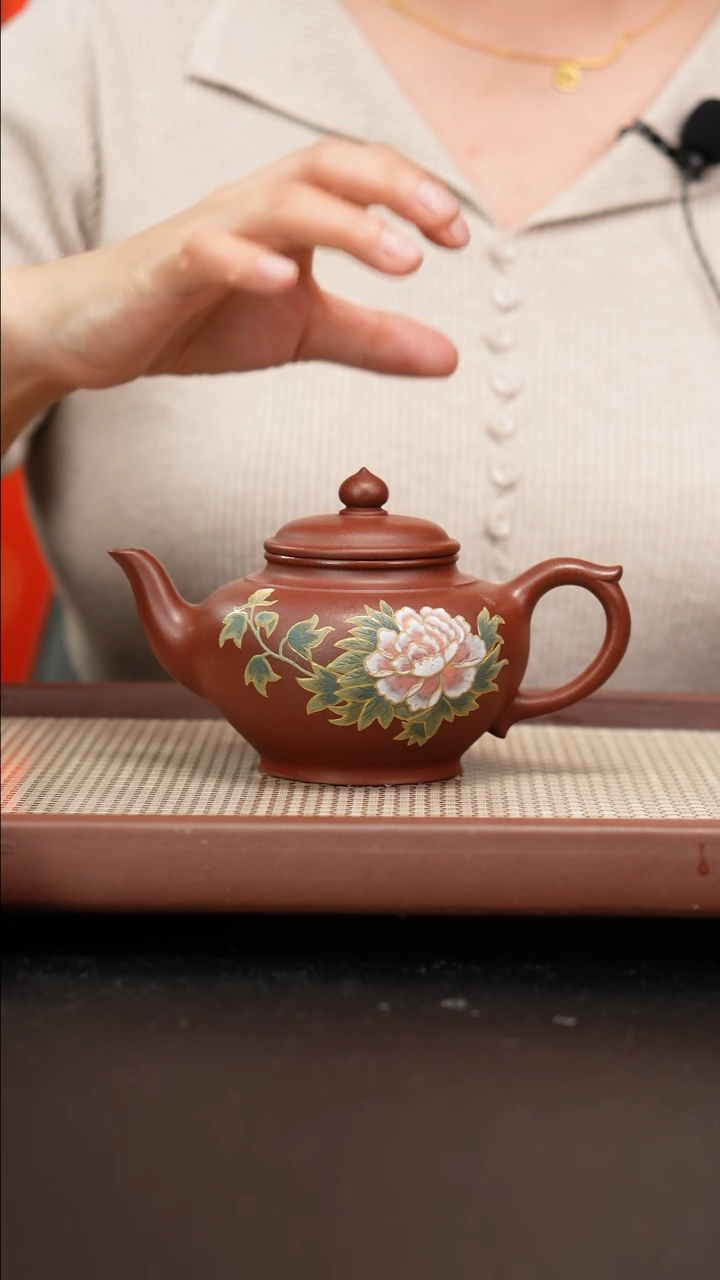 【闪购商品】紫砂茶壶红皮龙笑樱