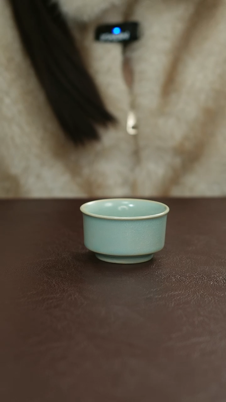 摆件陶原矿原釉汝宋汝瓷