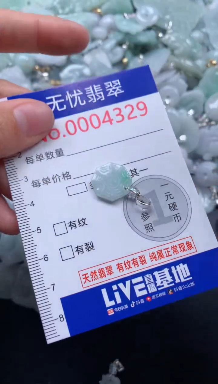 颈饰未镶嵌翡翠4329