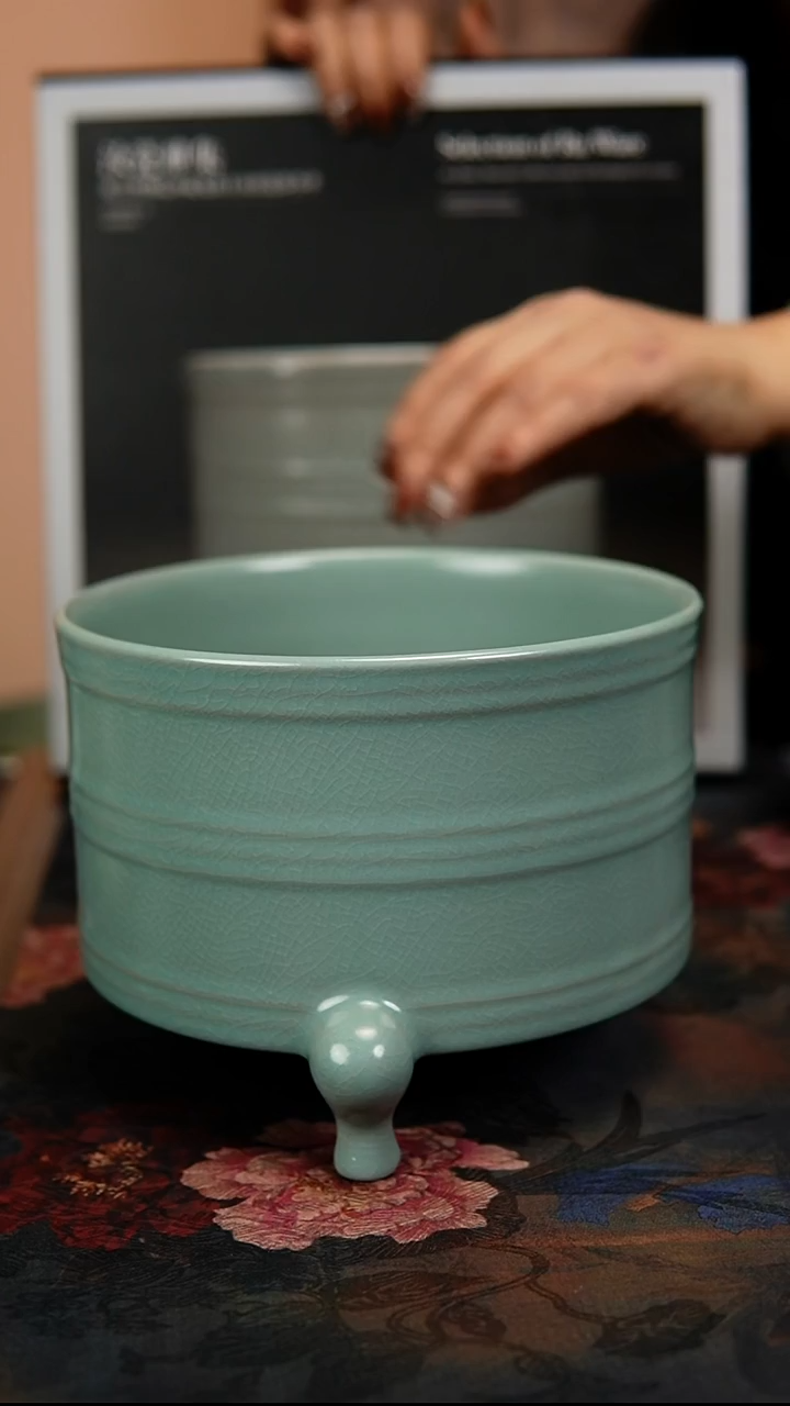 瓷片原产地原矿釉汝瓷  