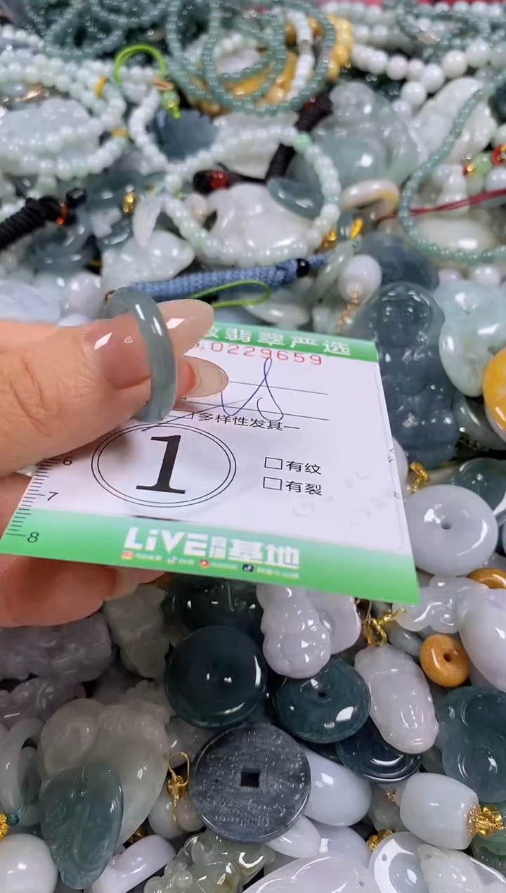 翡翠未镶嵌颈饰闪购0229659