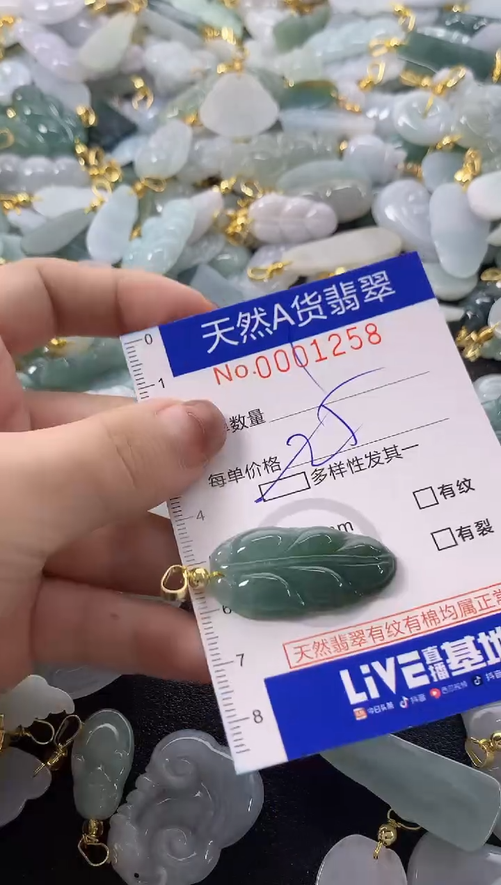 颈饰未镶嵌翡翠天然A货翡翠