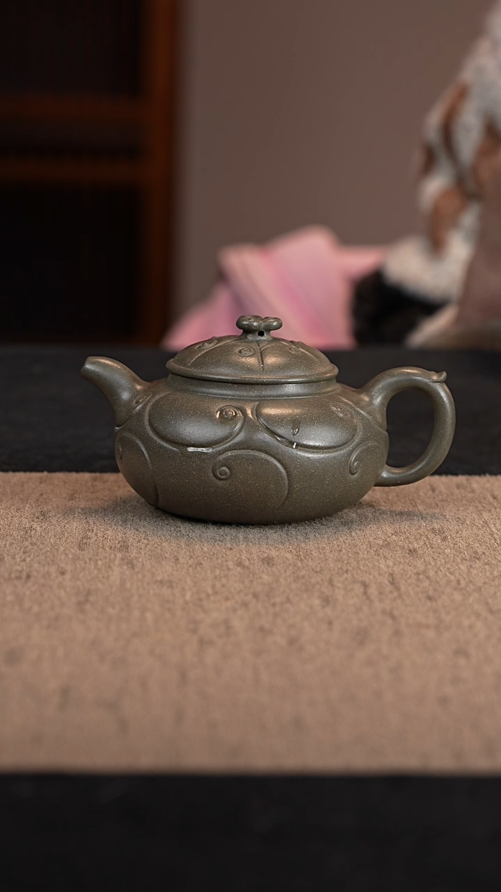 【闪购商品】紫砂茶壶碧潭砂仿古