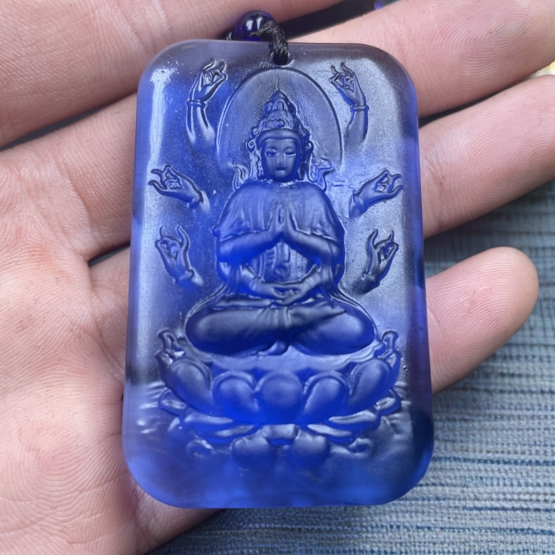 手链 蓝观音坠所见所得