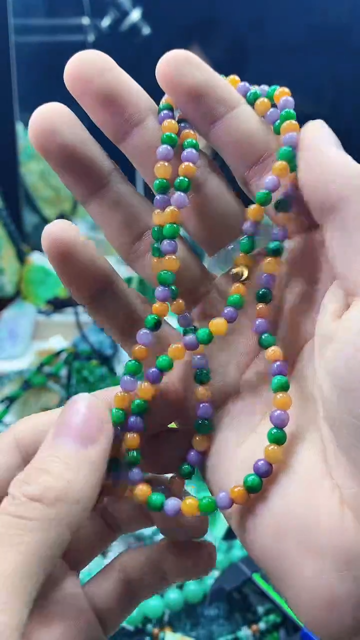 颈饰未镶嵌翡翠天然缅甸a货翡翠