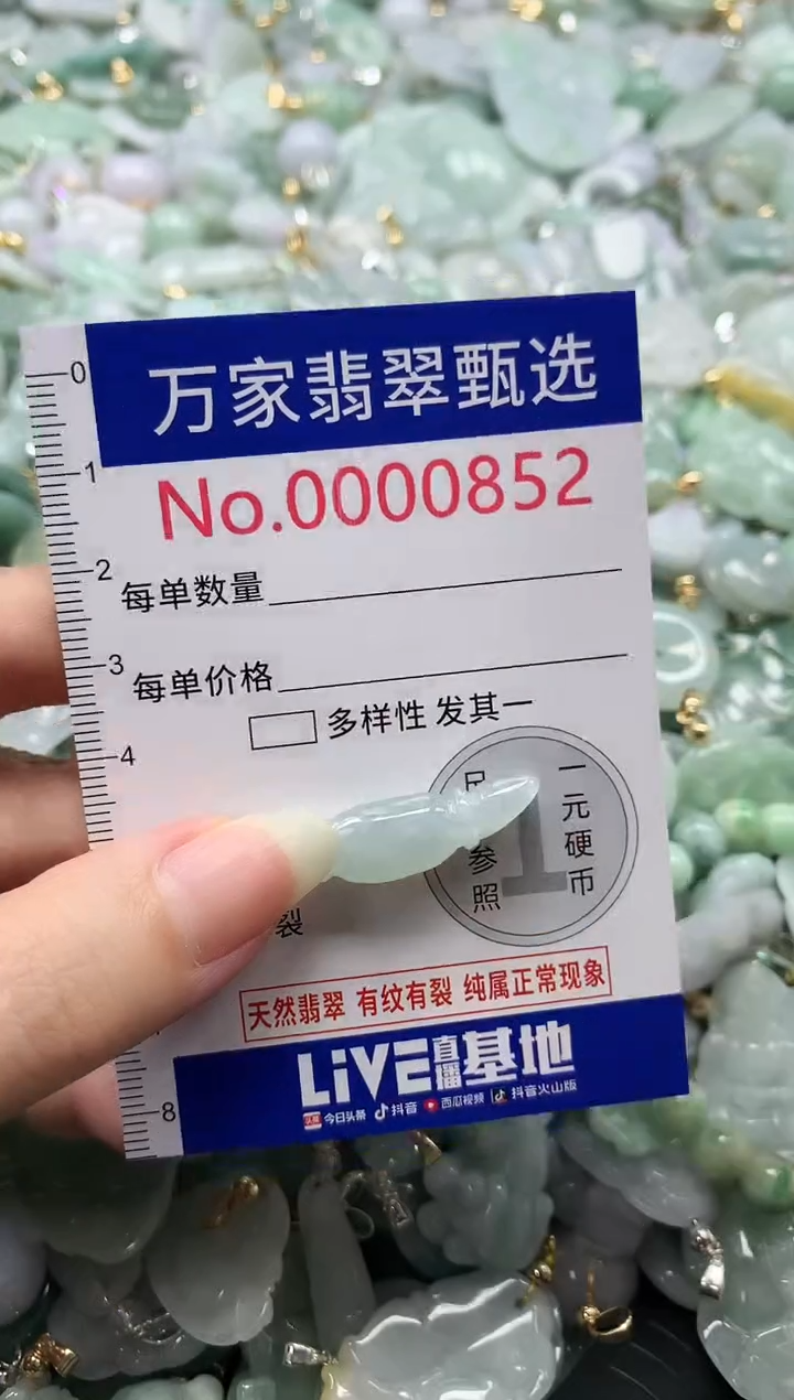 吊坠(不含链)未镶嵌翡翠0852