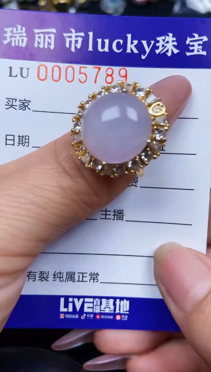 翡翠银S925镶嵌颈饰5789