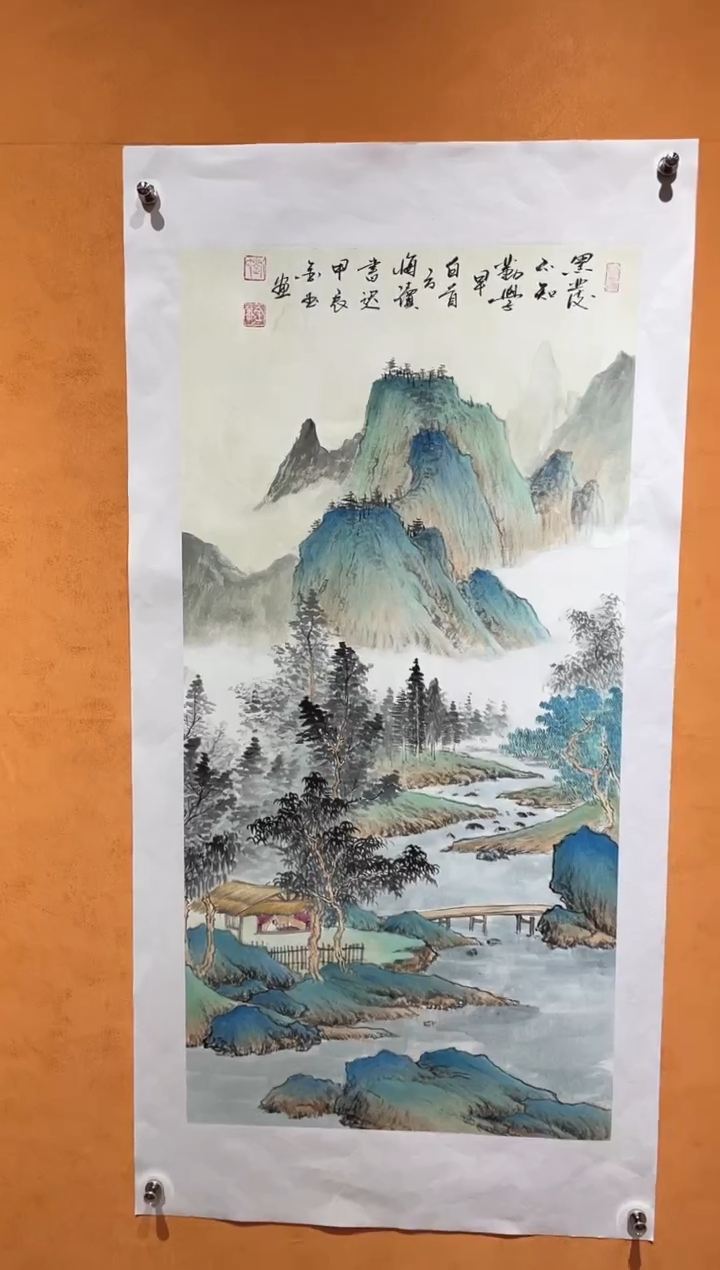 国画刘金玉老师亲笔手绘