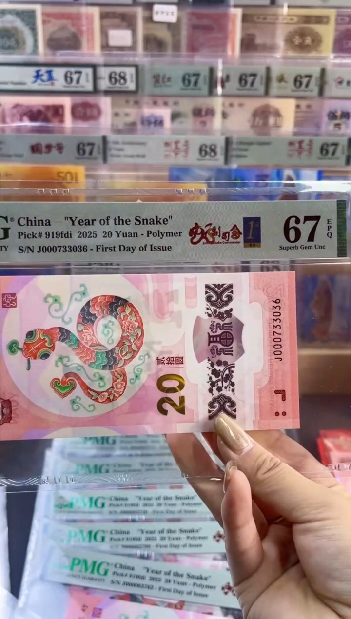 【闪购商品】塑料蛇副司令首日标 PMG67分尾036