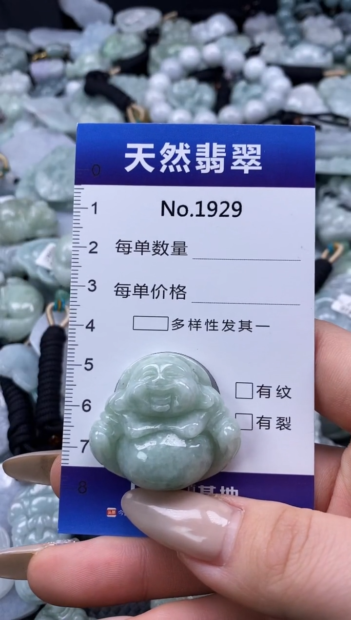 【闪购商品】翡翠颈饰未镶嵌缅甸A货翡翠1929