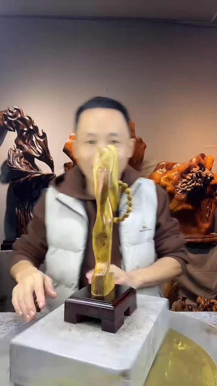 金丝楠A****斗小叶桢楠随行摆件11