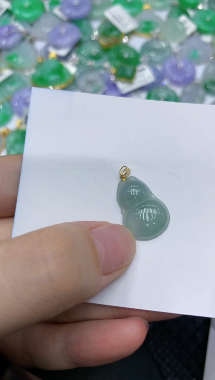 【闪购商品】翡翠颈饰18K金镶嵌111111111111