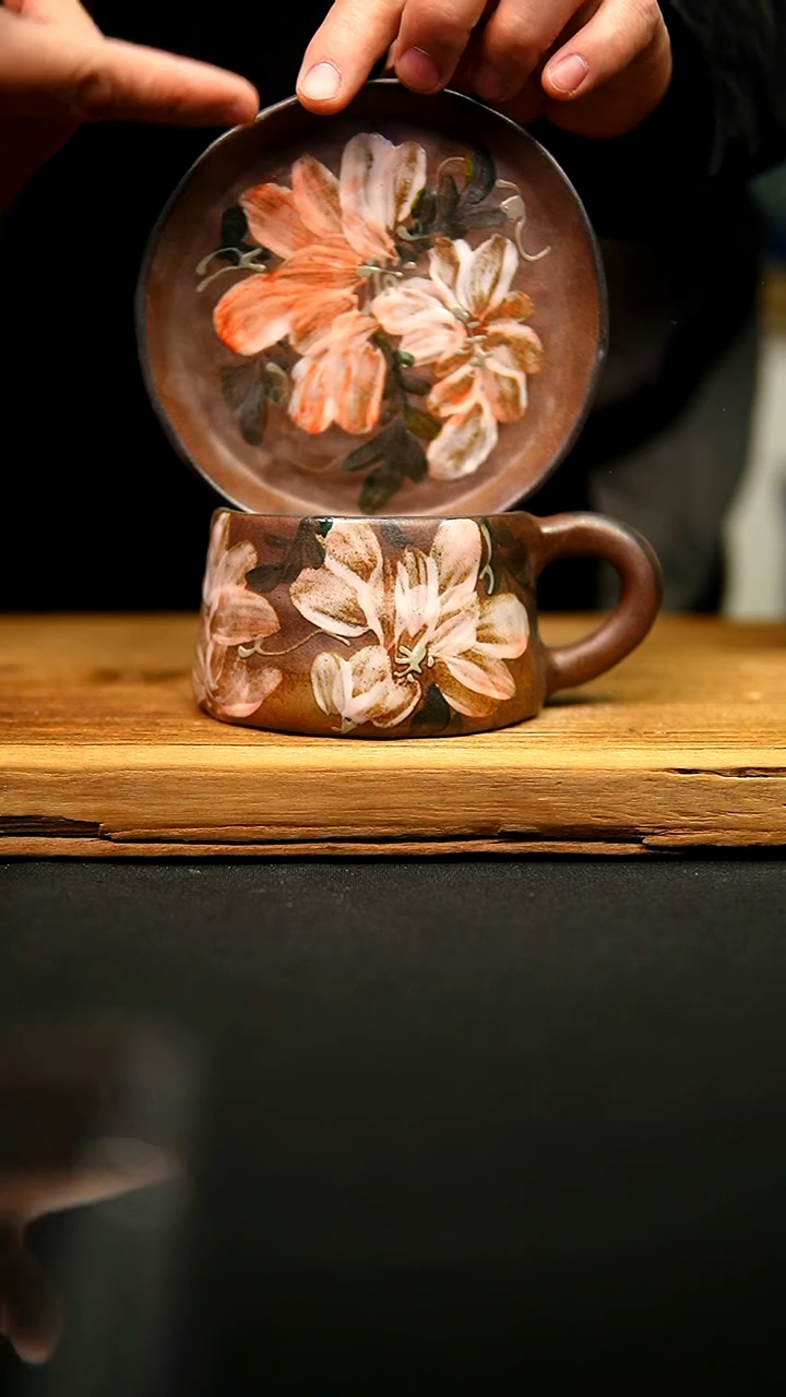 @@陶园瓷舍@@纯手工手绘@高温釉下彩