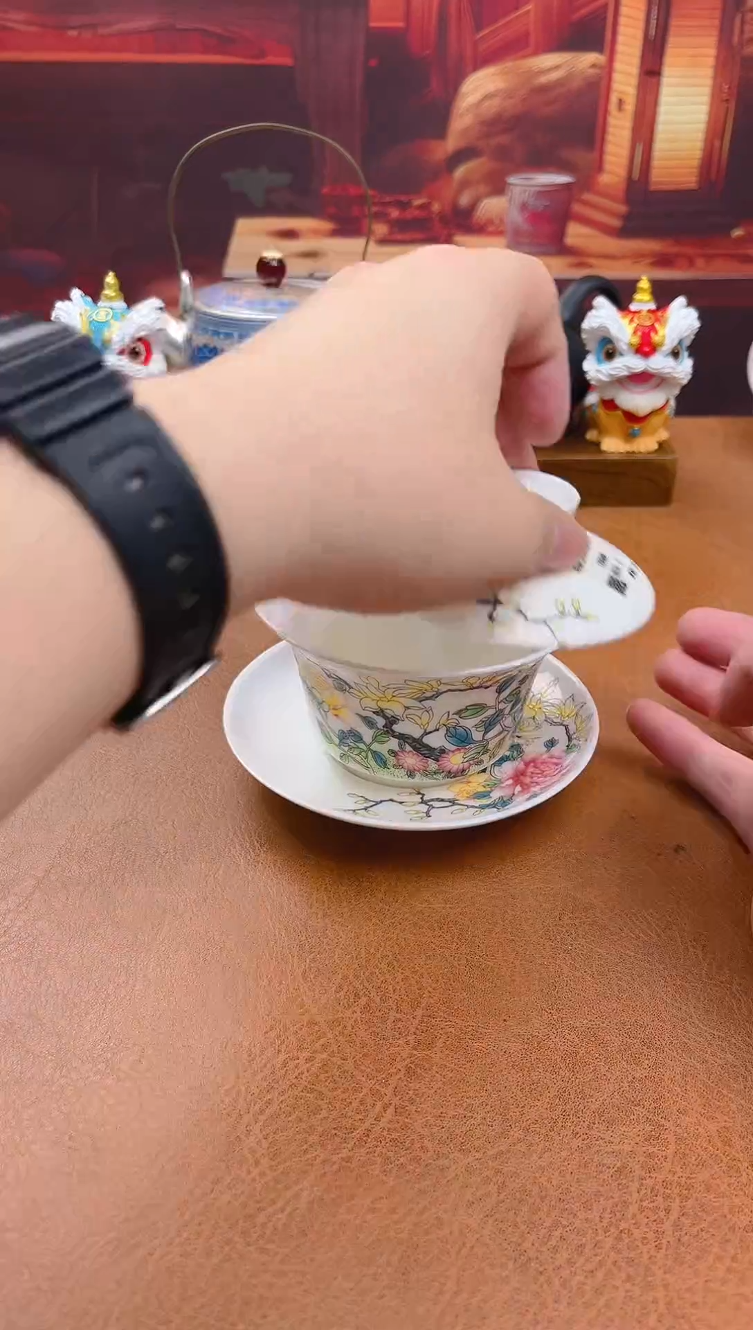 陶瓷茶具摆件旅行套组