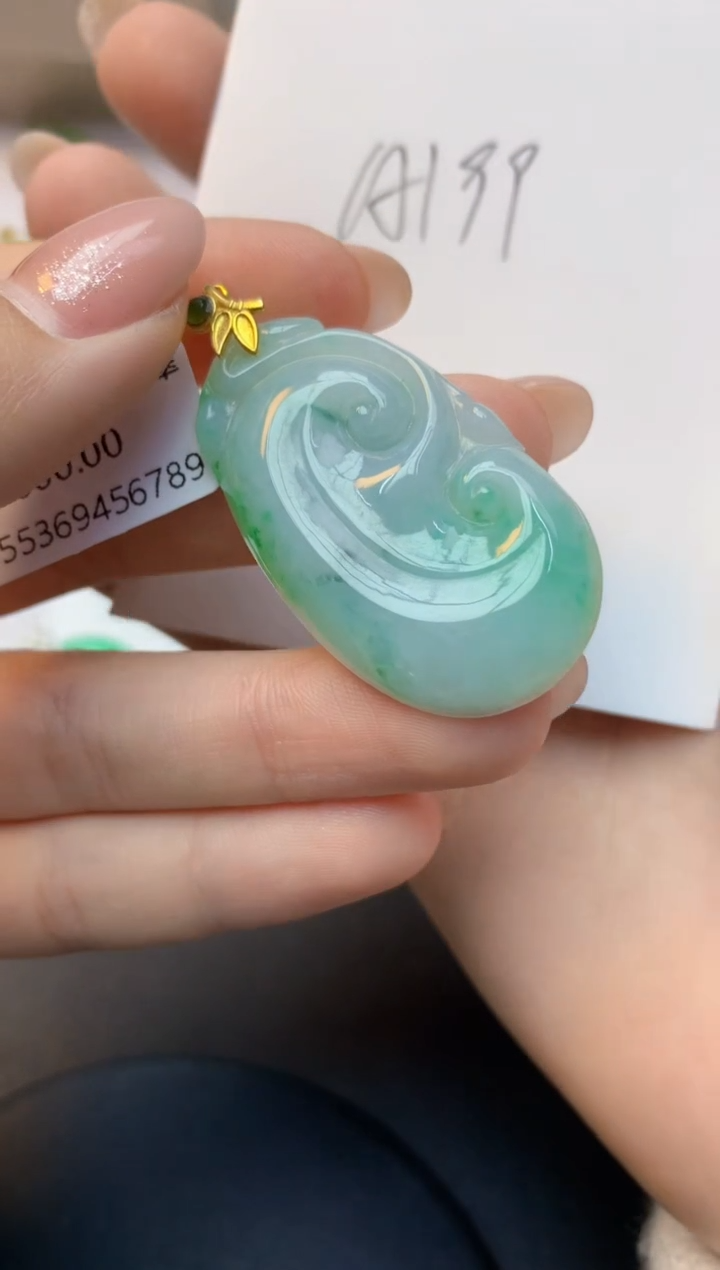 颈饰未镶嵌翡翠天然A货缅甸翡翠百元以上9元证书费自理