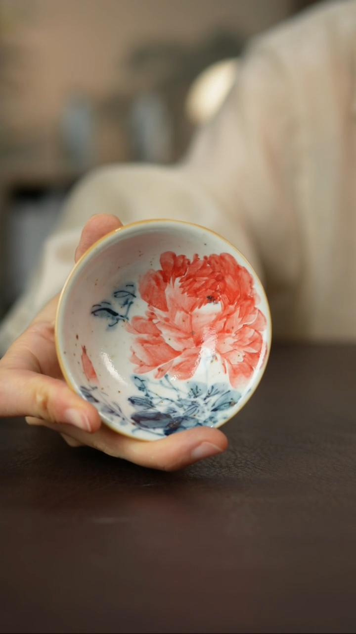 景德镇杯碗柴烧多人